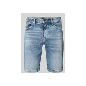 Regular Fit Jeansshorts im Used-Look Modell 'Re.Maine'