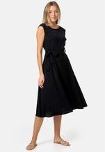 PM SELECTED Damen Ärmelloses Sommerkleid Dress mit Bindeband in Einheitsgröße PM26
