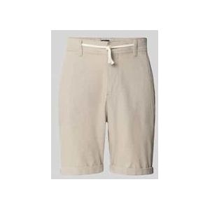 Regular Fit Leinenshorts mit Tunnelzug