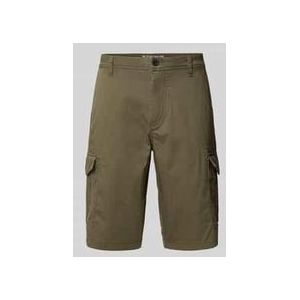 Regular Fit Cargoshorts aus Baumwoll-Mix