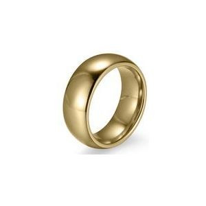 Zeeme Stainless Steel Ring Edelstahl gelb-vergoldet 8mm breit