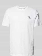T-Shirt mit Label-Stitching