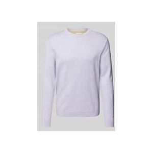 Regular Fit Strickpullover aus reiner Baumwolle