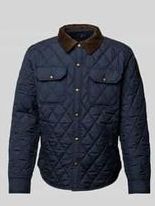 Steppjacke mit Druckknopfleiste