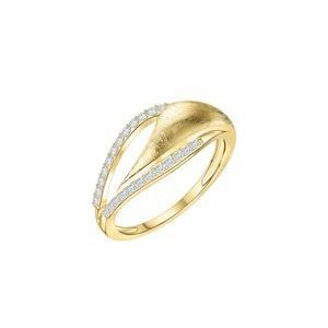Fascination by Ellen K. Ring 585 Gold zweifarbig mit 24x Zirkonia weiß