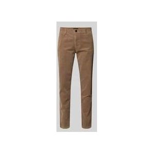 Regular Fit Cordhose mit Knopfverschluss Modell 'MONZA'