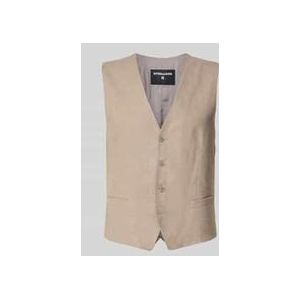 Slim Fit Weste mit Allover-Muster