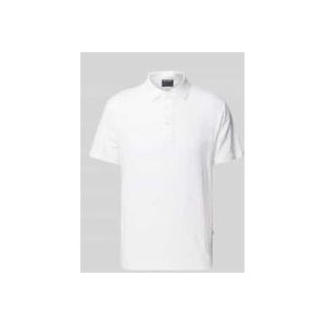 Poloshirt mit kurzer Knopfleiste