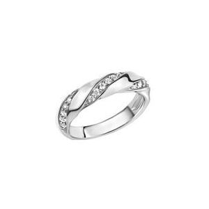 Zeeme Silber Ring Silber 925 rhodiniert mit Zirkonia weiß