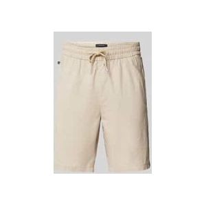 Regular Fit Bermudas aus Leinen-Baumwoll-Mix Modell 'barton'