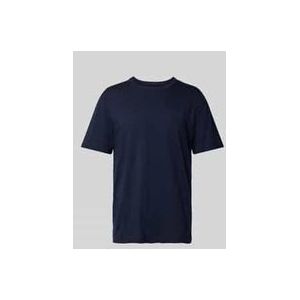 Regular Fit T-Shirt aus reiner Baumwolle mit gummiertem Logo-Print