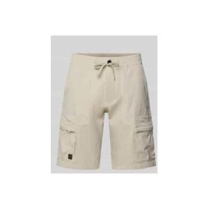 Regular Fit Cargoshorts mit elastischem Bund Modell 'AIRYLON'