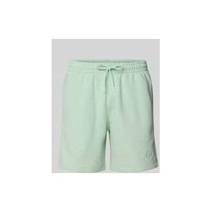 Regular Fit Sweatshorts mit Logo-Stitching Modell 'SIMBA'