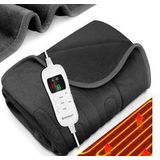 KESSER® Heizdecke aus Plüsch TÜV SÜD GS geprüft elektrische Wärmedecke mit Timer Abschaltautomatik Kuscheldecke 9 Temperaturstufen waschbar bis 40°C Digitalanzeige