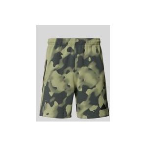 Regular Fit Sweatshorts mit Label-Detail