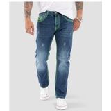 Rock Creek Jeans Comfort Fit dicke Nähte Loose Fit