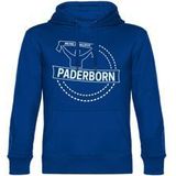 multifanshop Kapuzen Sweatshirt - Paderborn - Meine Fankurve - Druck weiß - Hoodie