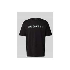 T-Shirt mit Label-Print