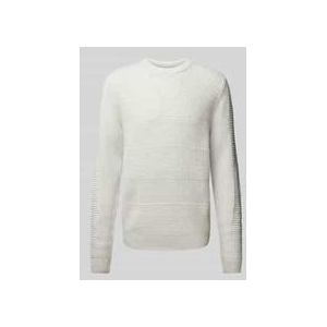 Strickpullover mit Strukturmuster Modell 'HUGO'