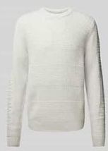 Strickpullover mit Strukturmuster Modell 'HUGO'