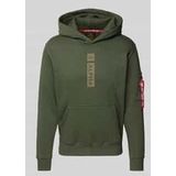 Hoodie mit Label-Print