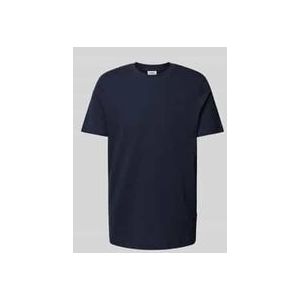 T-Shirt mit Strukturmuster Modell 'Aslomar'