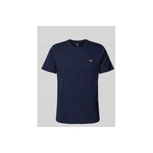 T-Shirt mit Label-Stitching