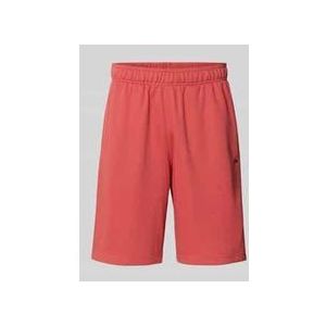 Relaxed Fit Sweatbermudas mit Logo-Stitching Modell 'ICONS'