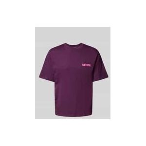 Regular Fit T-Shirt aus Baumwoll-Viskose-Mix