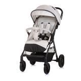 Chipolino Kinderwagen Sparkle, Buggy, faltbar, Gurt am Griff, verstellbar beige-weiß