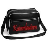 multifanshop Retrotasche - Kaiserslautern - Schriftzug - Druck rot - Tasche
