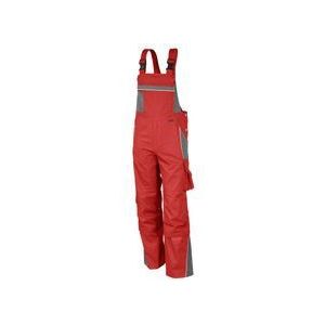 QUALITEX HIGH QUALITY WORKWEAR Latzhose PRO rot/grau Herren: 94