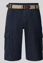 Regular Fit Cargoshorts mit Gürtel