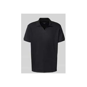 Regular Fit Poloshirt mit V-Ausschnitt