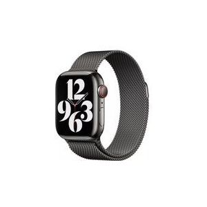 Apple Watch Series SE 1 (2020) GPS 40 mm - Aluminium Space Grau - Milanaise Armband Grau