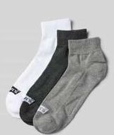 Socken mit Label-Detail Modell 'MID CUT BATWING LOGO' im 3er-Pack
