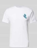 T-Shirt mit Label-Print