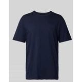 Regular Fit T-Shirt aus reiner Baumwolle mit gummiertem Logo-Print