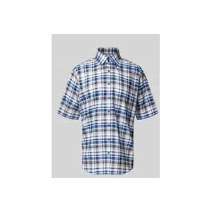 Comfort Fit Business-Hemd mit Button-Down-Kragen