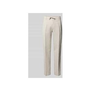 Regular Fit Leinenhose mit Bügelfalten Modell 'LEROY'