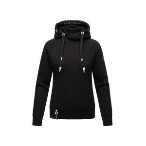NAVAHOO Damen Kapuzensweatshirt Hoodie mit Kapuze & Breiten Tunnelzugkordeln Liebesmäuschen