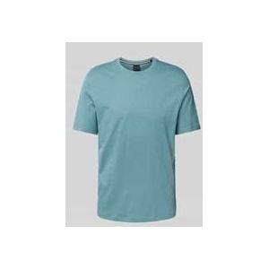 T-Shirt mit Label-Print