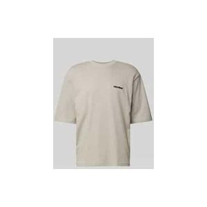 Oversized T-Shirt mit Label-Print