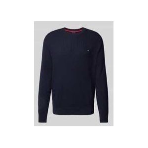 Regular Fit Strickpullover mit Strukturmuster