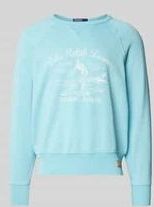 Sweatshirt mit Label-Print