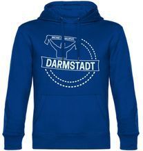 multifanshop Kapuzen Sweatshirt - Darmstadt - Meine Fankurve - Druck weiß - Hoodie