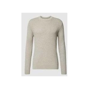 Strickpullover mit Strukturmuster Modell 'REMYS'