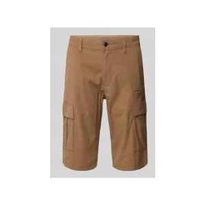 Relaxed Fit Cargo-Bermudas aus Baumwoll-Elasthan-Mix
