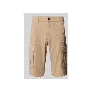Relaxed Fit Cargo-Bermudas aus Baumwoll-Elasthan-Mix