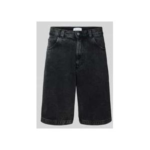 Flared Jeansshorts im 5-Pocket-Design Modell 'WORKER'